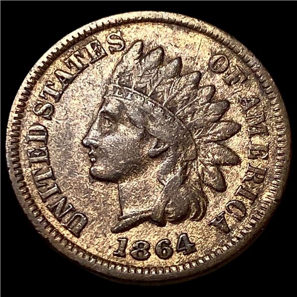 1864 Bronze Indian Head Cent CLOSELY  UNCIRCULATED