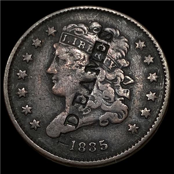 1835 Classic Head Half Cent HIGH GRADE