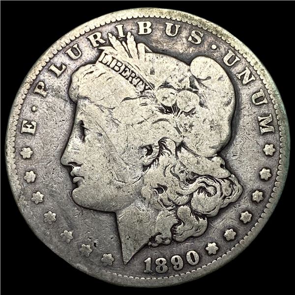 1890-CC Silver Morgan Dollar LIGHTLY  CIRCULATED