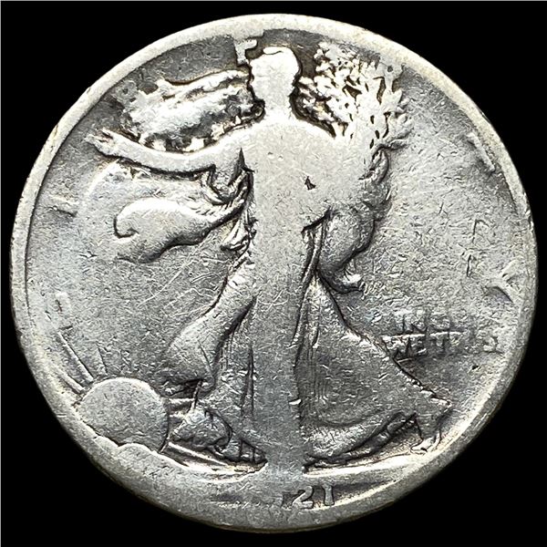 1921 Silver Walking Liberty Half Dollar  NICELY CIRCULATED