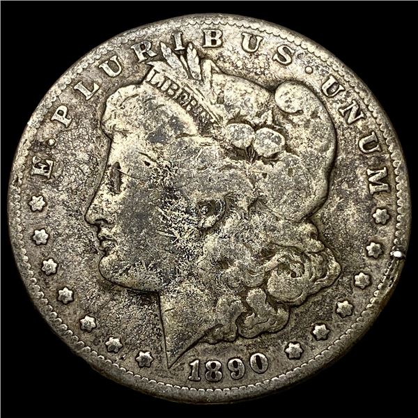 1890-CC Silver Morgan Dollar LIGHTLY  CIRCULATED