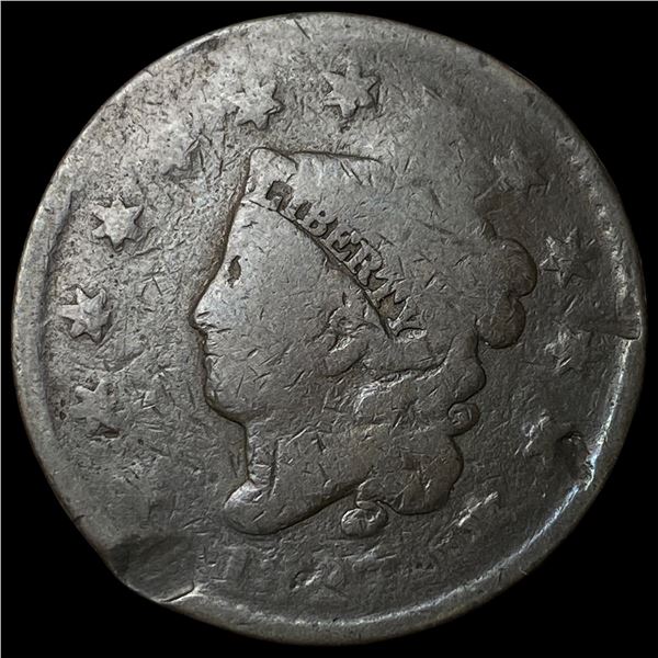 1827 Coronet Head Large Cent NICELY  CIRCULATED