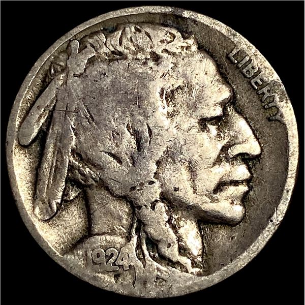 1924-S Buffalo Nickel LIGHTLY CIRCULATED