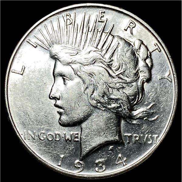 1934-D Peace Silver Dollar CLOSELY  UNCIRCULATED