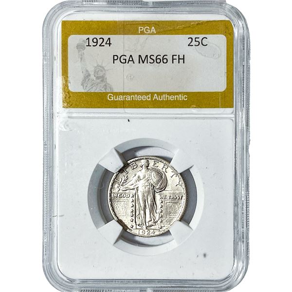 1924 Standing Liberty Quarter PGA MS66