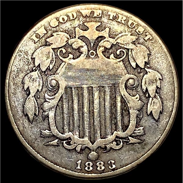 1883 w/ Cents Shield Nickel LIGHTLY  CIRCULATED