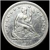 Image 1 : 1877 Silver Seated Liberty Quarter CLOSELY  UNCIRCULATED