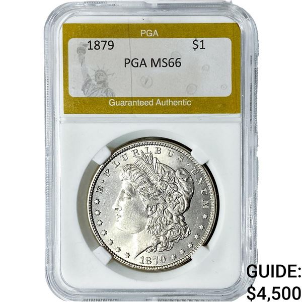 1879 Morgan Silver Dollar PGA MS66
