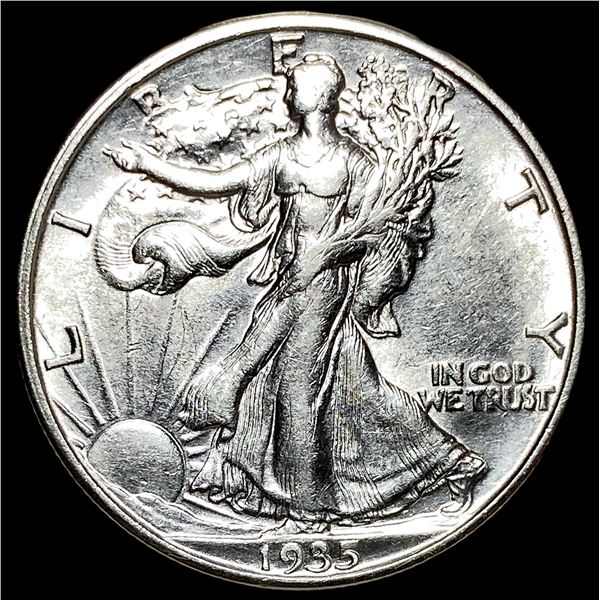 1935-D Silver Walking Liberty Half Dollar  UNCIRCULATED