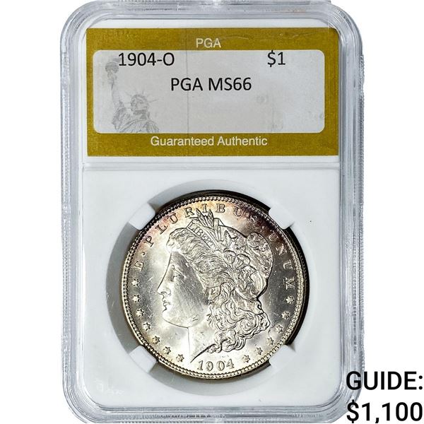 1904-O Morgan Silver Dollar PGA MS66