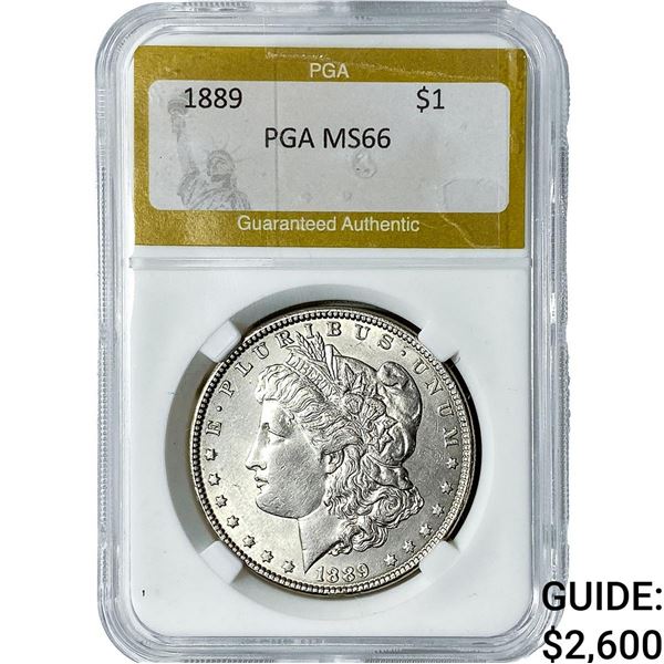 1889 Morgan Silver Dollar PGA MS66