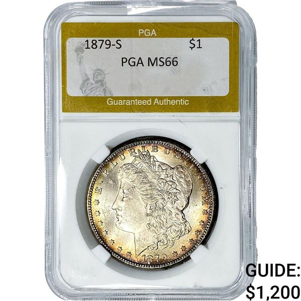 1879-S Morgan Silver Dollar PGA MS66