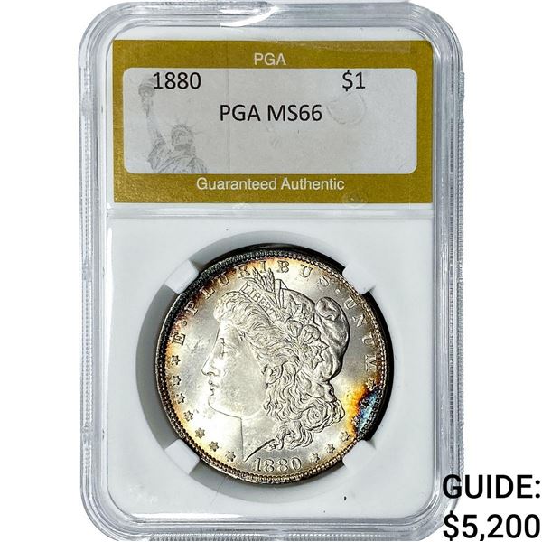 1880 Morgan Silver Dollar PGA MS66