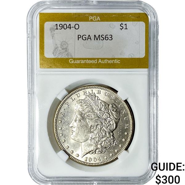 1904-O Morgan Silver Dollar PGA MS63