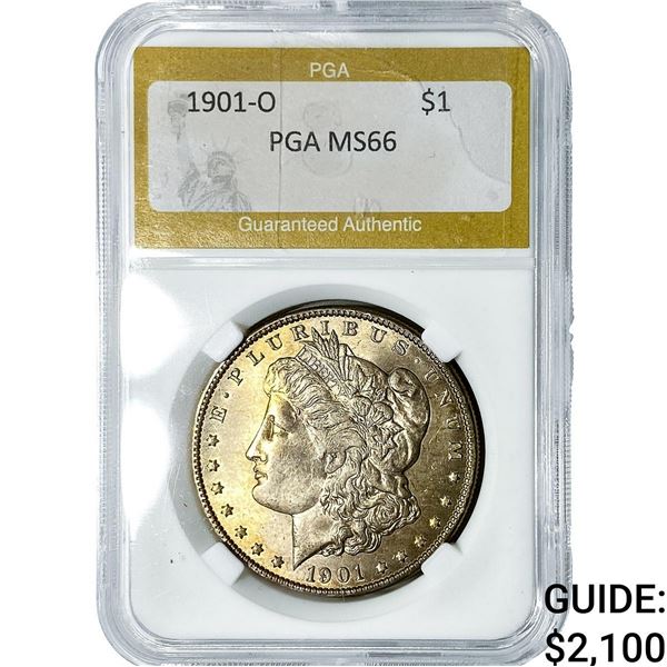 1901-O Morgan Silver Dollar PGA MS66