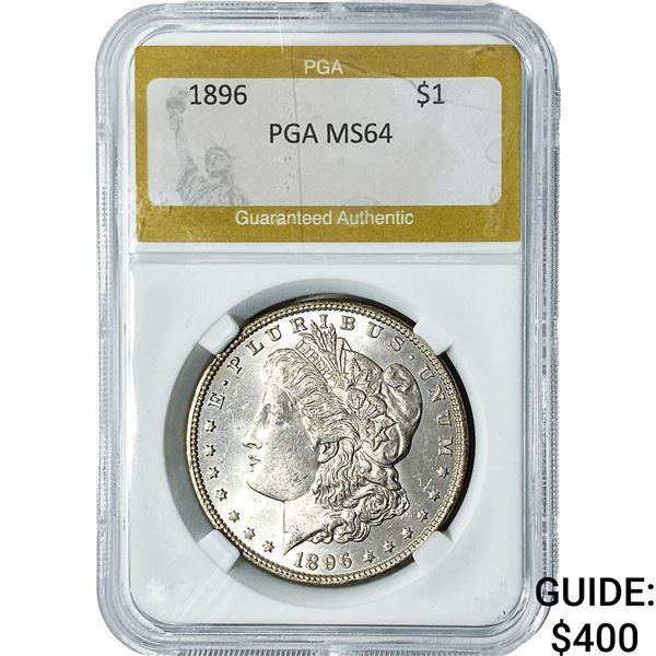 1896 Morgan Silver Dollar PGA MS64