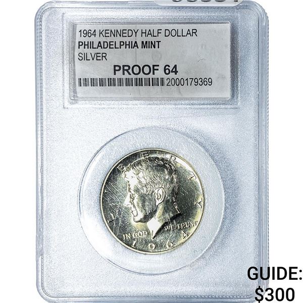 1964 Kennedy Half Dollar WCG PF64