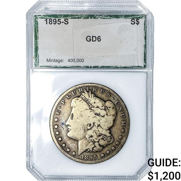 1895-S Morgan Silver Dollar PCI GD6
