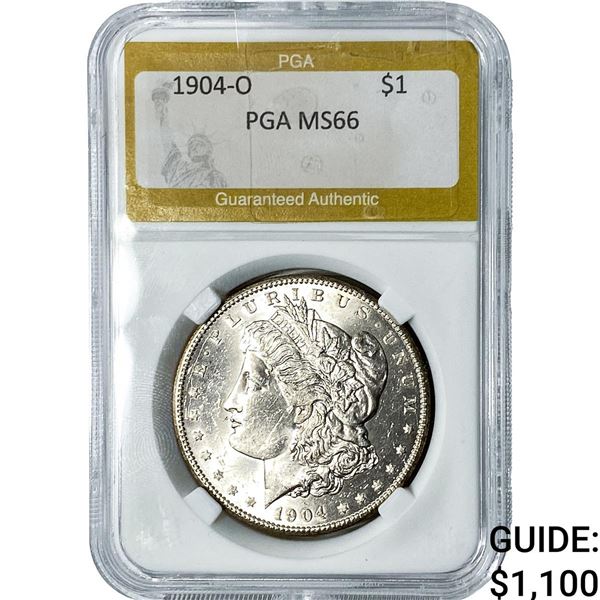 1904-O Morgan Silver Dollar PGA MS66