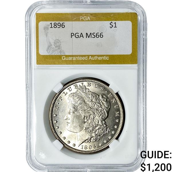 1896 Morgan Silver Dollar PGA MS66