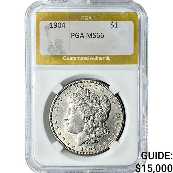 1904 Morgan Silver Dollar PGA MS66