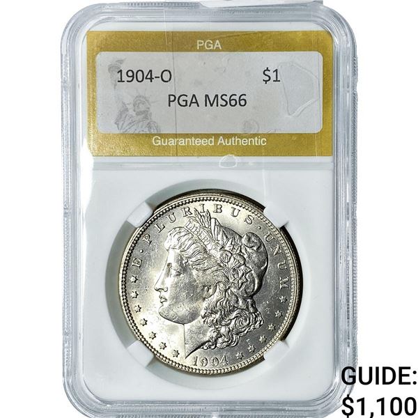 1904-O Morgan Silver Dollar PGA MS66