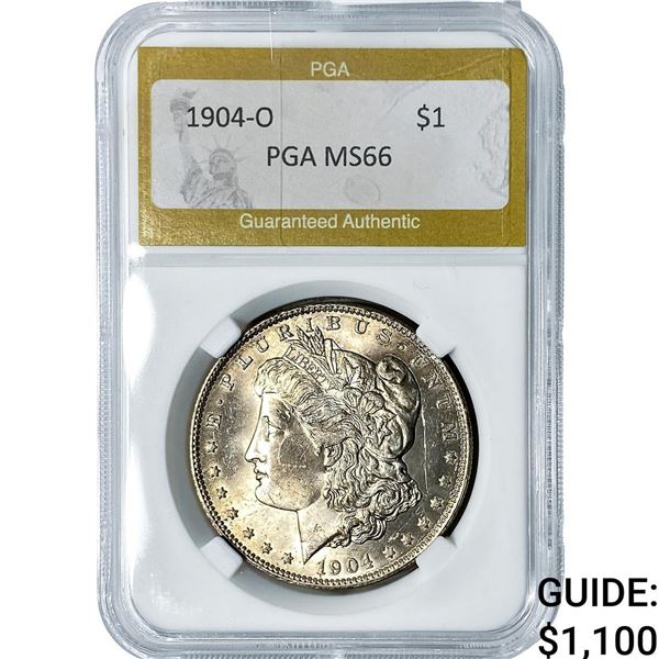 1904-O Morgan Silver Dollar PGA MS66