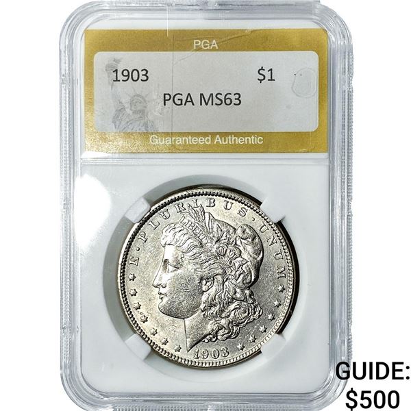 1903 Morgan Silver Dollar PGA MS63