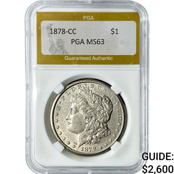 1888-S Morgan Silver Dollar PGA MS63
