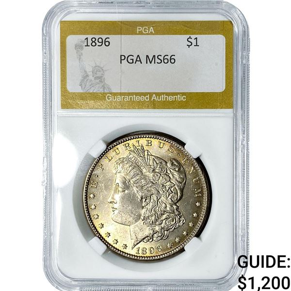 1896 Morgan Silver Dollar PGA MS66