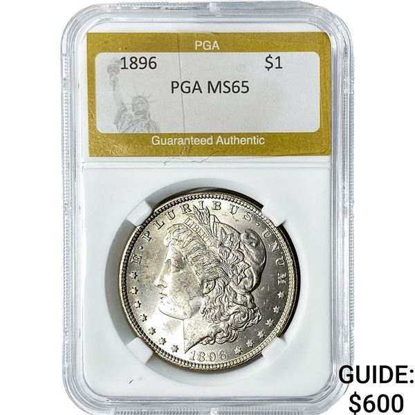 1896 Morgan Silver Dollar PGA MS65