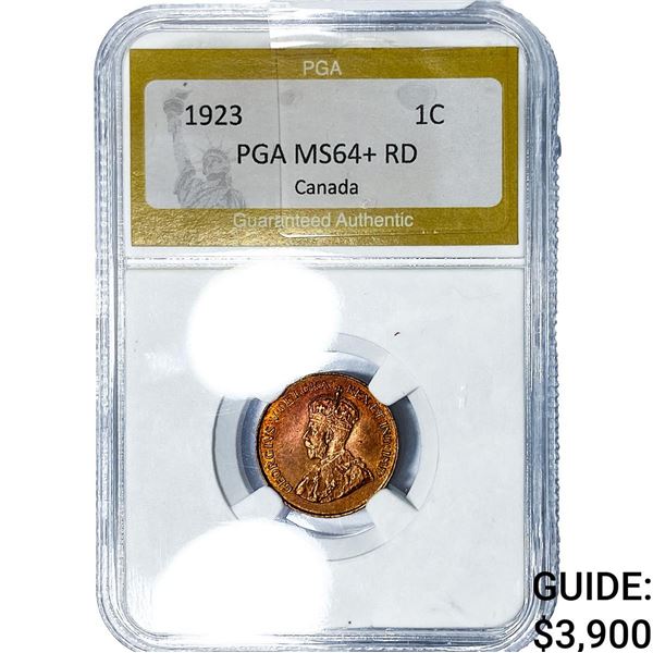 1923 Canada 1C PGA MS64+ RD