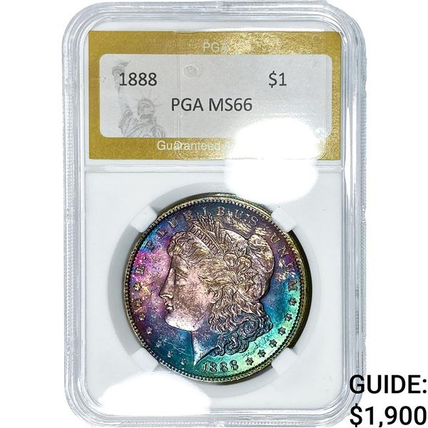 1888 Morgan Silver Dollar PGA MS66