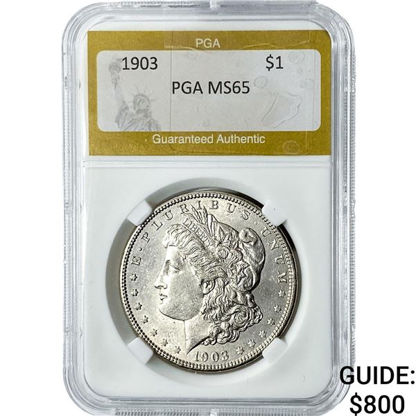 1903 Morgan Silver Dollar PGA MS65