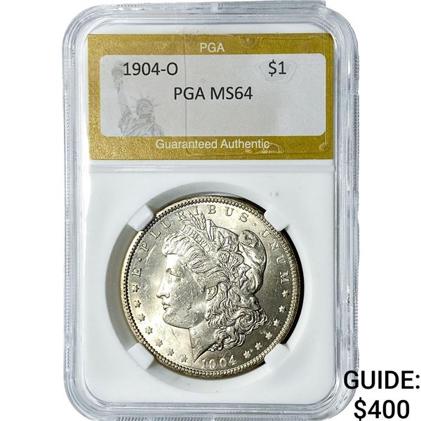 1904-O Morgan Silver Dollar PGA MS64