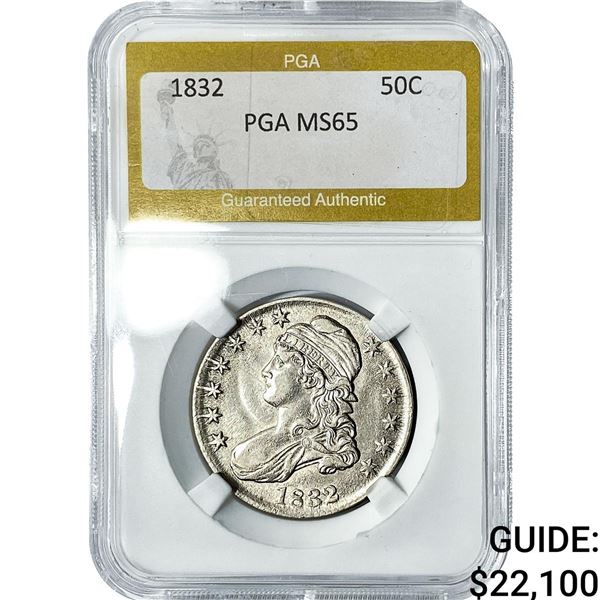1832 Coronet Head Half Dollar PGA