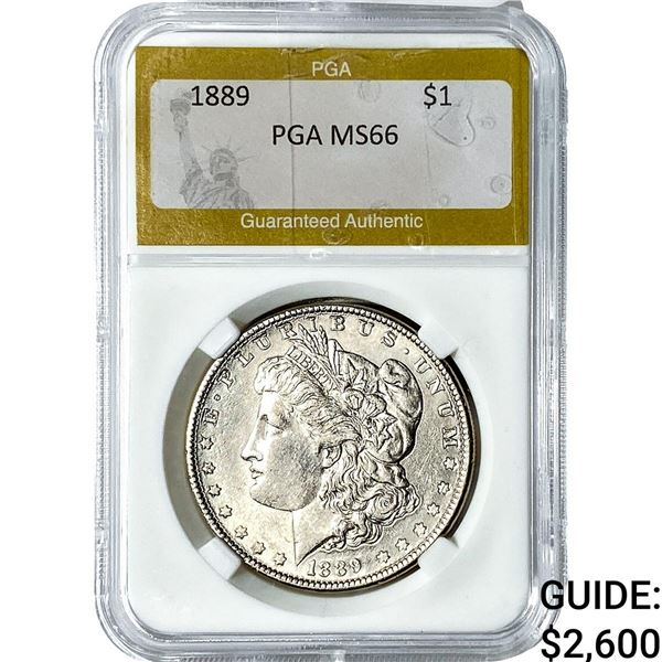 1889 Morgan Silver Dollar PGA MS66