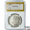 Image 1 : 1880 Morgan Silver Dollar PGA MS65
