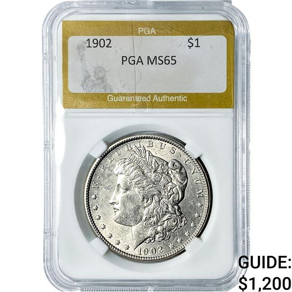 1902 Morgan Silver Dollar PGA MS65