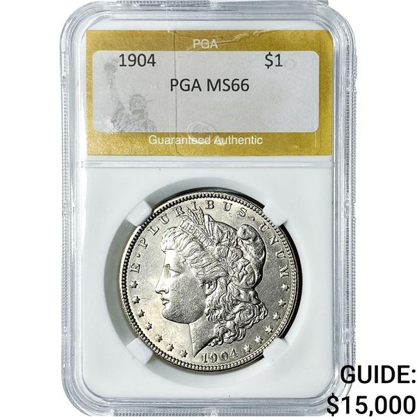 1904 Morgan Silver Dollar PGA MS66