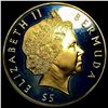 Image 1 : 2002 Bermuda Silver 5 Dollars GEM BU
