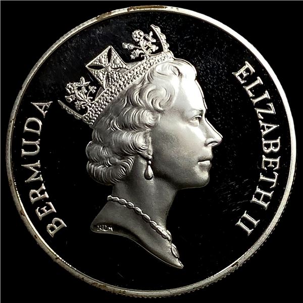1996 Bermuda Silver 2 Dollars GEM BU