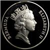 Image 1 : 1996 Bermuda Silver 2 Dollars GEM BU