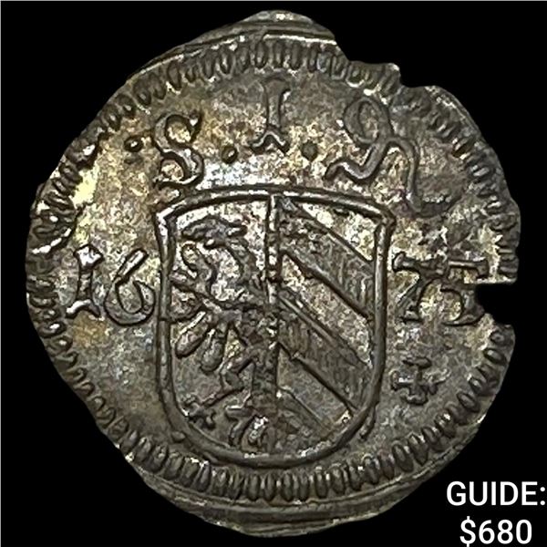1679 German States Nyrnberg Billon 1 Pfennig
