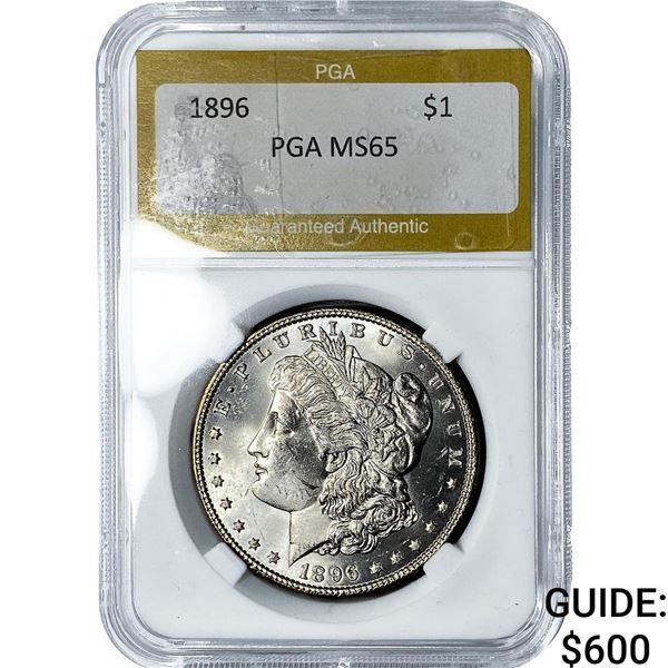 1896 Morgan Silver Dollar PGA MS65