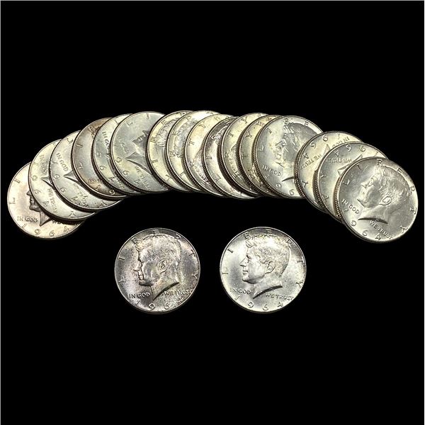 [20] 1964 Kennedy Half Dollar Roll