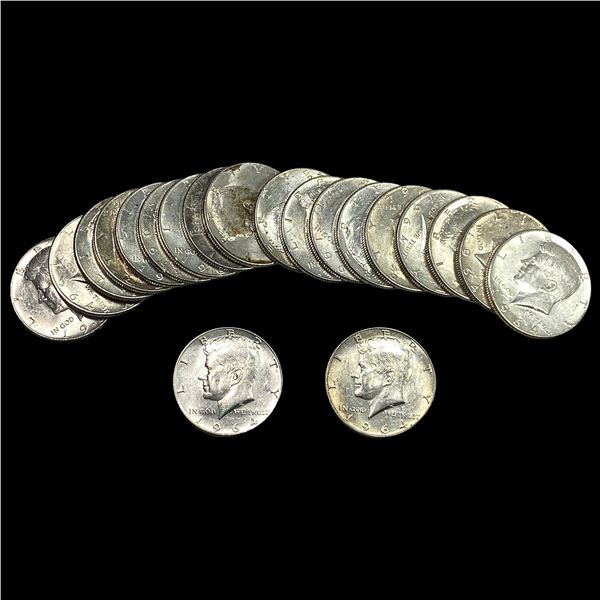 [20] 1964 Kennedy Half Dollar Roll