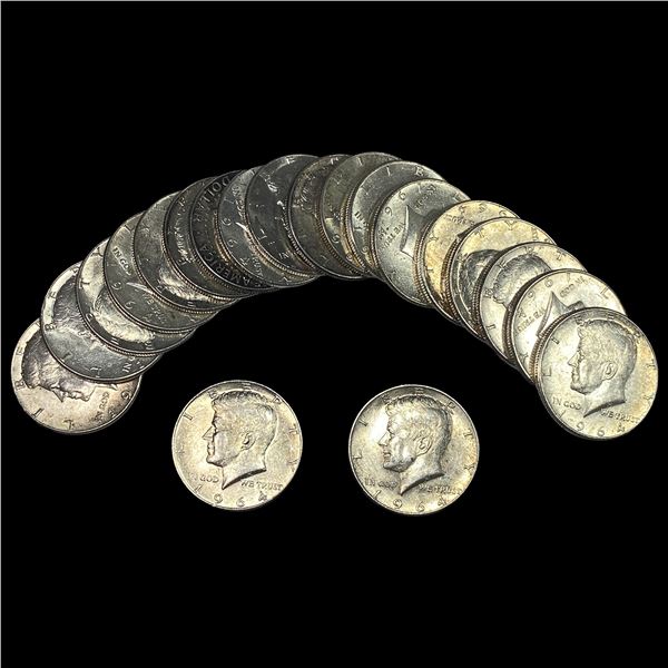 [20] 1964 Kennedy Half Dollar Roll