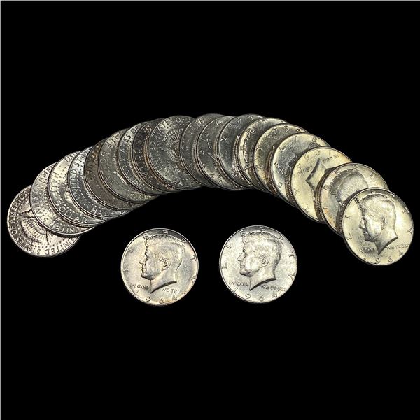 [20] 1964 Kennedy Half Dollar Roll