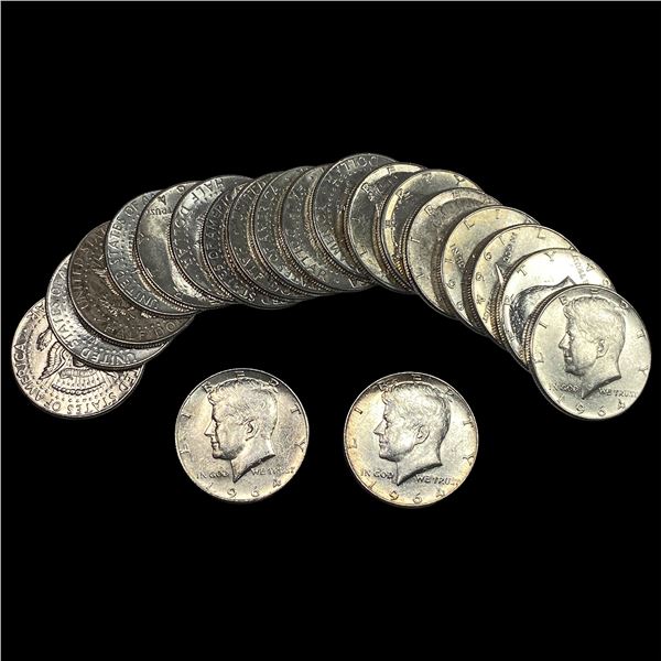 [20] 1964 Kennedy Half Dollar Roll